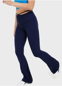 Buy High Waist Flared Leggings in UAE