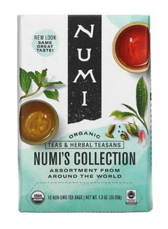 اشتري Organic Teas & Herbal Teasans Numis Collection 16 Non GMO Tea Bags 1.3 oz 36.95 g في الامارات