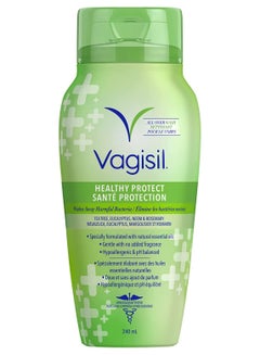 اشتري Vagisil Healthy Protect All Over Body Wash, Made with Plant Based Ingredients - Neem, Tea Tree, Eucalyptus, and Rosemary Oils, 240 ml في الامارات