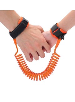 اشتري Child Safety Anti Lost Wrist Link, Harness Strap Rope Leash Walking Hand Belt for Toddlers, Babies & Kids (59 Inch, Orange) في الامارات