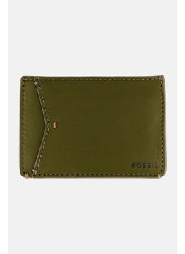 اشتري Men Brand Logo Card Case 7 H x 10 L x 1 W cm, Olive في السعودية