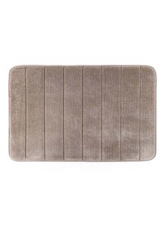 Buy Essential Memory Foam Bath Mat, Beige - 50x80 cm in UAE