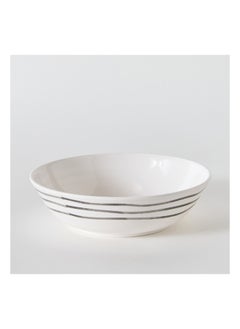 اشتري Checkered Serving Bowl 19 x 5.3 x 19 cm في الامارات