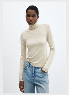 Buy Turtle Neck Strip Sweater in UAE