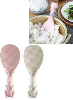 Buy 1 piece of innovative, cute, rabbit-shaped rice scoop multicolore in Egypt