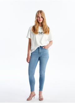 اشتري High Waist Push Up Women Jeans في مصر