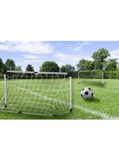 Buy 2-Piece Portable Mini Soccer Sports Football Goals Net For Indoor Outdoor Garden Set 92x61x48cm in Saudi Arabia