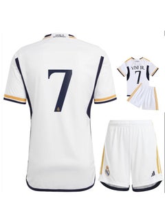Buy 23/24 New Season Real Madrid HOME Football Kits Fans Football Jersey/Shorts Gift Set Youth Sizes and Adult Size in UAE