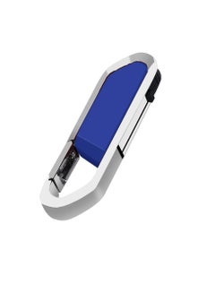 Buy USB Flash Drive, Portable Metal Thumb Drive with Keychain, USB 2.0 Flash Drive Memory Stick, Convenient and Fast Pen Thumb U Disk for External Data Storage, (1pc 8GB Blue) in Saudi Arabia