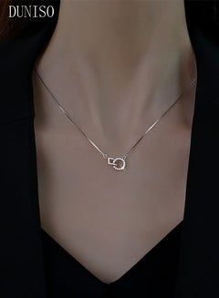 اشتري Drop-Shaped Pendant Necklace For Women and Girls Trendy Fashion Accessories with a Unique Minimalist Vibe Fashion Jewelry Dress Accessories في السعودية