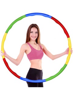 Buy Hula Hoop Training Rings for Kids, Colorful Detachable Adjustable Hoop, Suitable for Girls and Boys Fitness, Gymnastics Hula Hoops, for Fitness, Weight Loss, Pet Training in Egypt