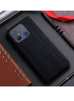 اشتري For Xiaomi Redmi 12C / Xiaomi Poco C55  ,  Premium PU Leather AIORIA Case , Shockproof TPU inside , Anti-Slip , Ultra Thin , Shock Absorption , Protective cover - Black في مصر