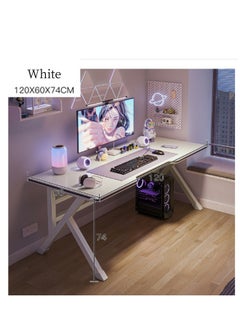 Buy Gaming Table,Gaming Desk,Ergonomic PC Desktop Computer Desk,Home Office Desk,Versatile Gaming and Study Solution for Modern Homes,Ideal for Students and Gamers, Spacious and Functional，120*60*74CM in Saudi Arabia