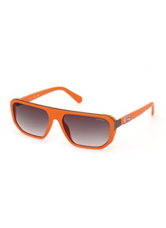 Buy Men's UV Protection Asymmetrical Shape Plastic Sunglasses GU0012443P59 - Lens Size: 59 Mm - Matte Orange in Saudi Arabia