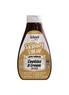 Buy Zero Calorie Syrup, Gluten-Free, Fat-Free, Zero Calorie, Vegan, Sugar-Free Syrup - 425 Ml Cookies And Cream in UAE