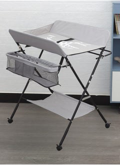 اشتري Foldable Baby Changing Table With Wheels And Storage Bag في السعودية