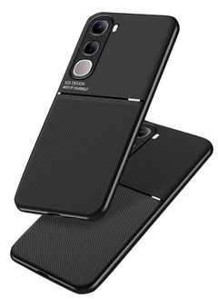 Buy Protective Case Cover For vivo V40 Lite 5G Black High end Business in Saudi Arabia