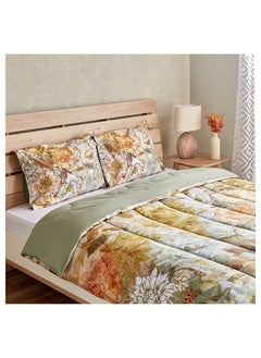 Buy Grand Affordables MaBelle Maison 3-Piece Twin Cotton Inger Monarch Comforter Set 220 x 160 cm in UAE