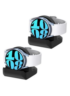 Buy 2 Pack Stand for Samsung Galaxy Watch 5/6 (40,44mm)/5 Pro 45mm/Watch 5/Pro Golf Edition(40,44,45mm)/Watch 6 Classic(43,47mm), Silicone Charging Dock in UAE