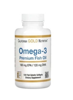 Buy Premium Omega-3 Fish Oil 100 Fish Gelatin Softgels in Saudi Arabia