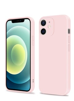 Buy INFOSUN Compatible with apple iPhone 12 Pro Full Coverage for Protective Case, Ultra Slim Soft Silicone Gel TPU Cover, Matte Surface Ultra-Thin Case, for iPhone 12 Pro (Pink) in UAE