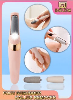 Buy Electric Foot Scrubber Pedi Tool File And Callus Dry Skin Remover With Double Level Pedicure Device For Feet in UAE