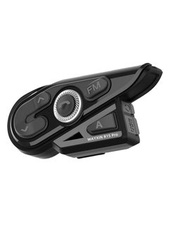 اشتري Motorcycle Bluetooth Headset, 6 Riders Bluetooth Intercom1500M with Music Sharing, FM Radio, One -Click Pairing, IP67 Waterproof, Type-C Charge, Noise Cancellation, Fit for Snowmobile في الامارات