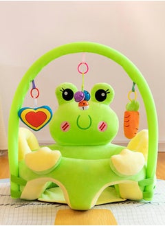 Buy Baby Seat Cushion Plush Cartoon Frog Toy Soft Baby Support Chair in Saudi Arabia