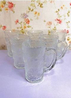 Buy 6-piece glass mug set in Egypt