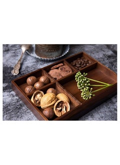 Buy A rectangular serving box made of wood, 100% handmade, produced by Egypt Antiques in Egypt