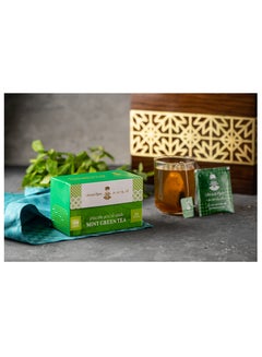 Buy Ukrouk Ajam Pure Ceylon Mint Green Tea (20 Envelope Tea Bags) in UAE