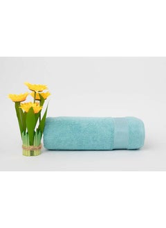 Buy LUXURY TOWELS - 600 GSM - 100% Cotton Terry -Bath Sheet 80x160 cm-Premium Touch-Quick Dry - Super Absorbent-Turquoise in UAE