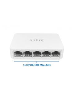 Buy Airlive Plug-and-Play 5-Port Gigabit Switch  10/100/1000 in Egypt