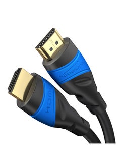 اشتري Hdmi Cable 4K 15Ft With A.I.S Shielding Designed In Germany (Supports All Hdmi Devices Like Ps5 Xbox Switch 4K@60Hz High Speed Hdmi Cord With Ethernet Black) By Cabledirect في الامارات