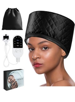Buy Heat Cap for Deep Conditioning with 10-level Heats Up Quickly, Thermal Cap for Hair Steamer Cap for Natural Hair Portable Electric Heat Hair Spa Cap for Home Use in Saudi Arabia