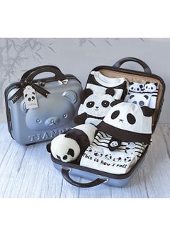 Buy Baby gift box panda style all cotton clothing set gift in Saudi Arabia