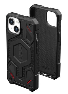 Buy Urban Armor Gear UAG Monarch Pro MagSafe Compatible for Apple iPhone 15 Case Cover [25 Feet Drop tested] - Kevlar Black in UAE