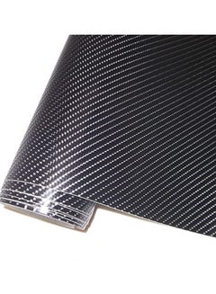 اشتري 4D Carbon Fiber Car Vinyl Wrap Film Wrap Foil Sticker Roll Decal Laptop Skin Phone Cover Motorcycle (Color Name: 4D Carbon, Size: 152X50 cm) Glossy Carbon في مصر