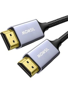 Buy Mowsil 8K HDMI Cable 2.1 1 Mtr, 8K@60Hz HDMI 2.1 High-Speed HDMI to HDMI Video Ultra HD 3D 8K HDMI Braided Compatible with MacBook Pro TV Switch Xbox PS5 PC Laptop in UAE