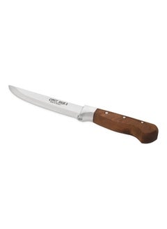 اشتري Zara Wooden Handle Meat Knive Silver And Brown في الامارات