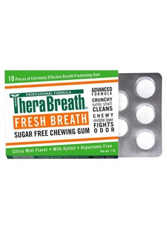 اشتري Refreshing Sugar Free Mint Citrus Gum 10 Pieces في الامارات