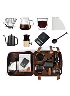 Buy Professional Coffee Set with Glass Scale and 600ml Distilled Coffee Pot in Saudi Arabia