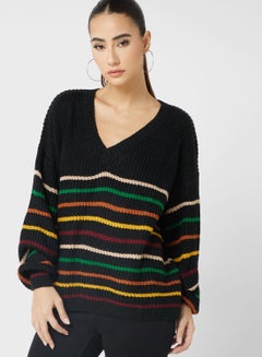 Buy Stripe Detail Sweater in UAE