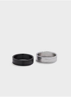 Buy Basic Band Ring Set in UAE