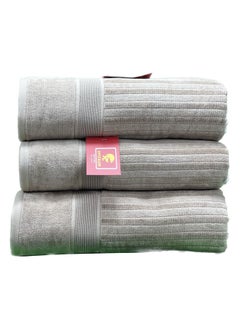 اشتري Interlon 100% cotton bath towels, set of 3 pieces في السعودية