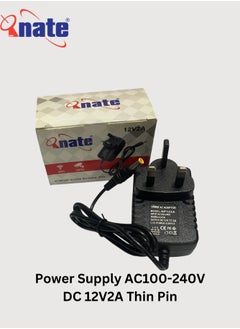 اشتري NATE Power Supply 12V2A Thin DC Pin في السعودية