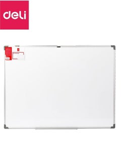 Buy Double Sided Magnetic Whiteboard 90x60cm / 36x24 Inches Silver in UAE