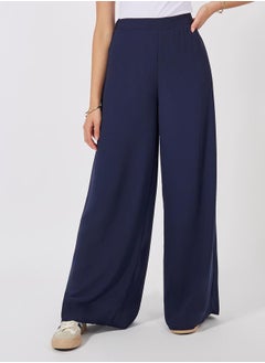 Buy High Rise Wide Leg Pants in Saudi Arabia