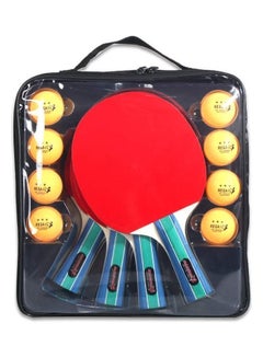Buy 12-Piece Table Tennis Racket Set in UAE