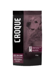 Buy Croque Adult Dry Dog Food with Lamb Meat 15KG in UAE